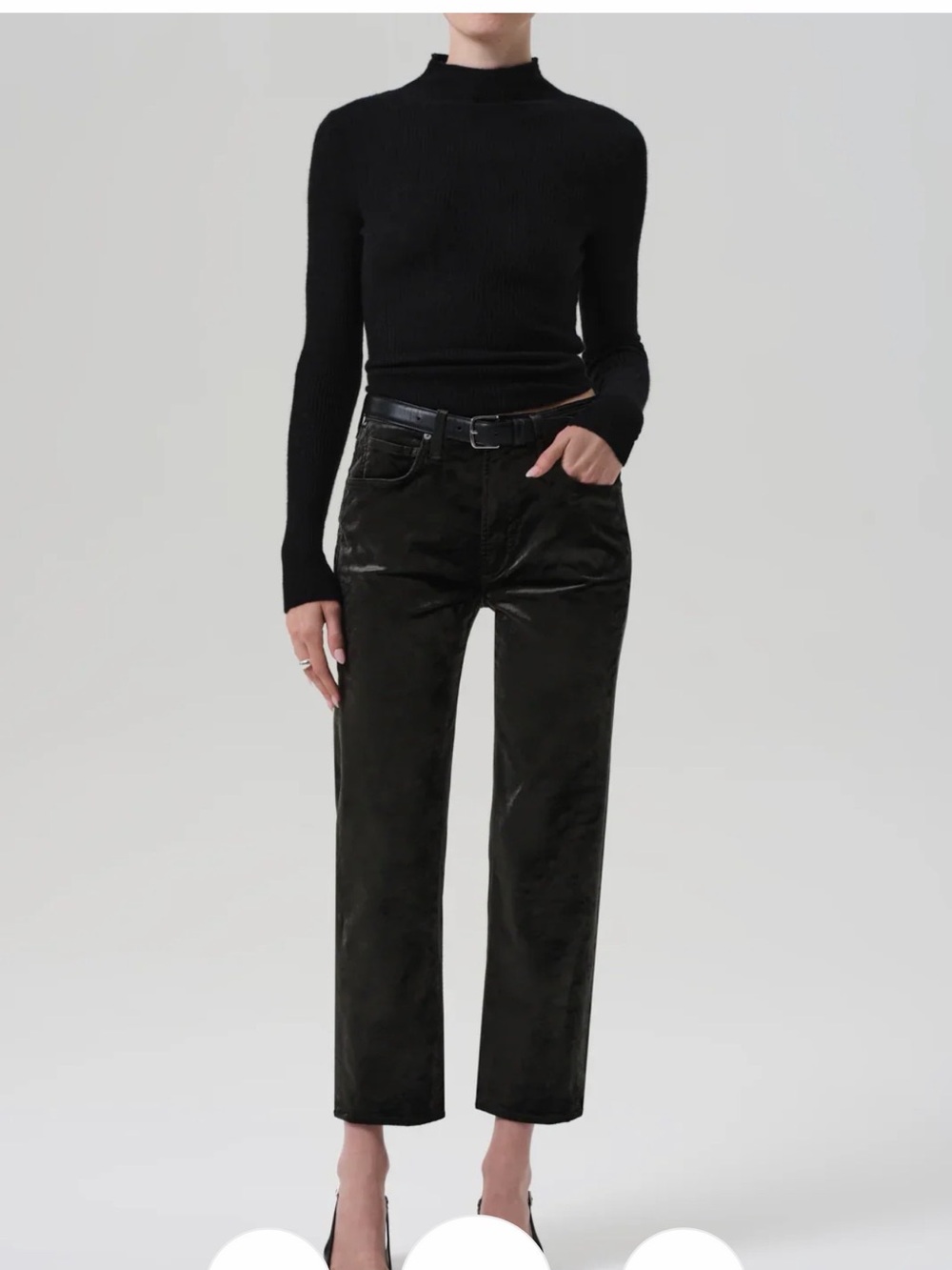 Citizens Of Humanity velvet straight jeans